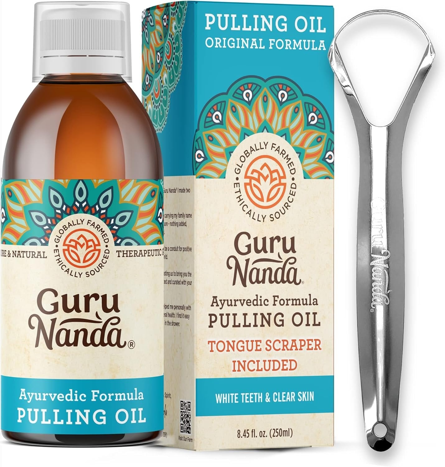 Guru Nanda™️ Coconut Oil Pulling w/ 7 Essential Oils